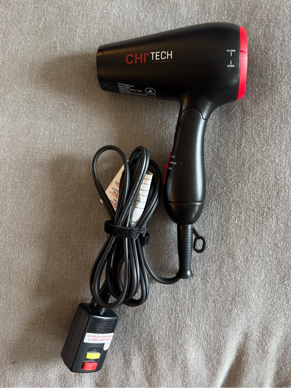 Chi Tech Travel Folding Hair Dryer